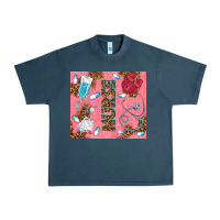 Midnight Navy pink glitter nurse Urban Heavy Tee - TumblerDesignByShophia
