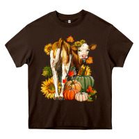 Chocolate Brown Fall Heifer Heavy Core Tee - LillyAllenDesigns