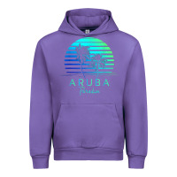 Tulip Vintage Aruba Beach Tropical Vibes Vacation Souvenir Gift Urban Hoodie - minhPixels