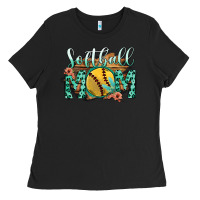 Black Softball Mom Ladies Tee - Bettercallsaul