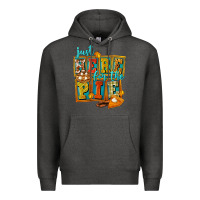 Charcoal Heather Just Here For The Pie Premium Hoodie - FaDigitalArtStudio