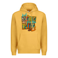 Mustard Just Here For The Pie Premium Hoodie - FaDigitalArtStudio