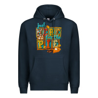Navy Just Here For The Pie Premium Hoodie - FaDigitalArtStudio