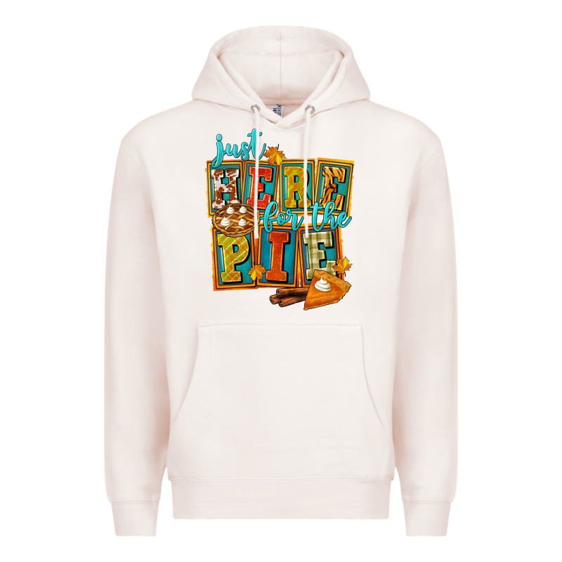Just Here For The Pie Premium Hoodie by FaDigitalArtStudio | Teevron