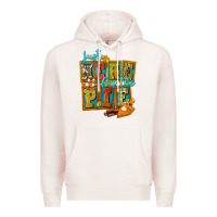 Pale Pink Just Here For The Pie Premium Hoodie - FaDigitalArtStudio
