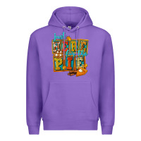 Purple Just Here For The Pie Premium Hoodie - FaDigitalArtStudio