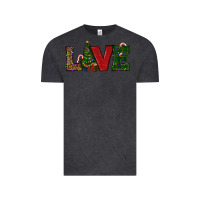 Vintage Black Christmas Tree Love Vintage Tee - RanaPortraitStore