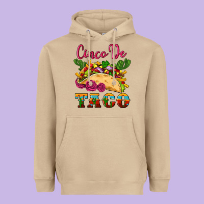 Cinco De Taco Heavyweight Hoodie Designed By Artiststas