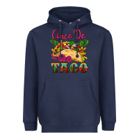 Navy cinco de taco Heavyweight Hoodie - Artiststas