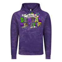 Cloud Purple dental hygienest mardi gras Vintage Hoodie - CowGirlArtShop