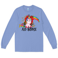 Colony Blue Au-some Long Sleeve Tee - CowGirlArtShop