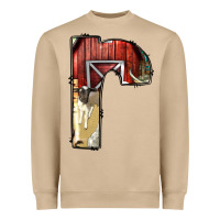 Farm Life Alphabet Lowercase Letters R Heavyweight Sweatshirt | Teevron