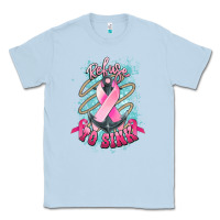 Dusty Blue refuse to sink cancer anchor Classic Tee - NancyCooperArtShop