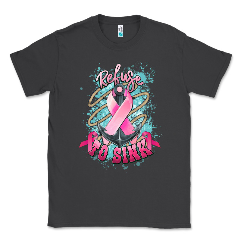 Refuse To Sink Cancer Anchor Classic Tee by NancyCooperArtShop | Teevron