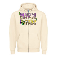 Sandshell mardi gras Zipper Hoodie - SublimationCraftShop