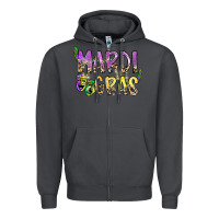 Smoke mardi gras Zipper Hoodie - SublimationCraftShop