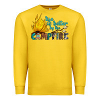 Lemon life is better by the campfire Premium Sweatshirt - Artiststas