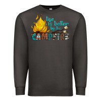 Smoke life is better by the campfire Premium Sweatshirt - Artiststas