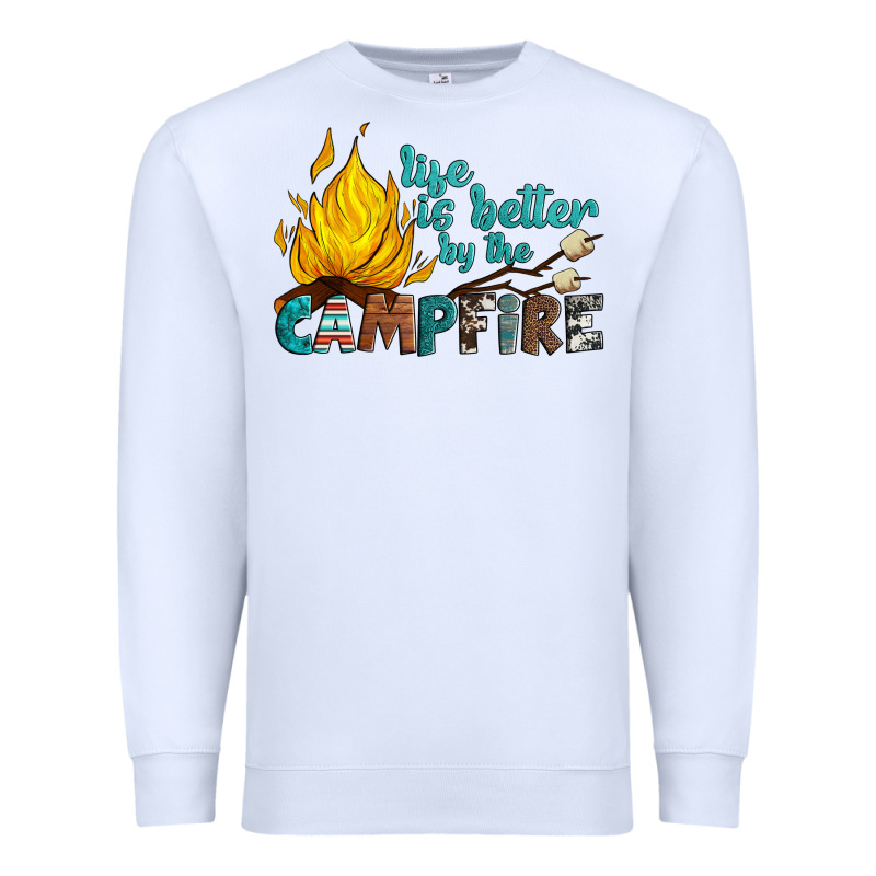Life Is Better By The Campfire Premium Sweatshirt by Artiststas | Teevron
