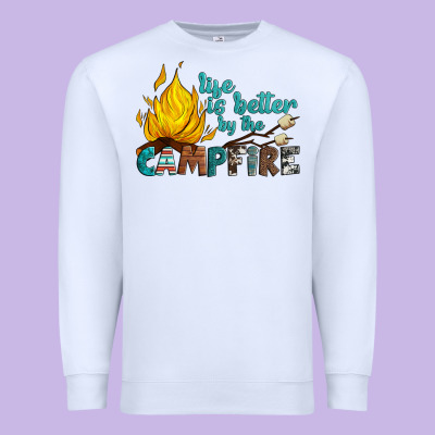 Life Is Better By The Campfire Premium Sweatshirt Designed By Artiststas