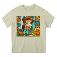 Mossy Western Fall Cow Heavy Core Tee - LillyAllenDesigns