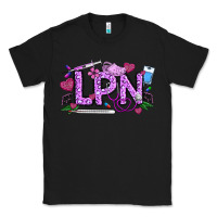 Black Valentine LPN Classic Tee - CowhideDigitalArt