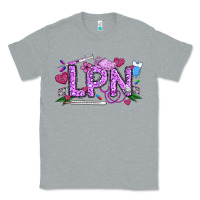 Heather Grey Valentine LPN Classic Tee - CowhideDigitalArt