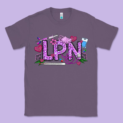 Valentine Lpn Classic Tee Designed By Cowhidedigitalart