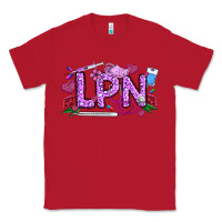 Red Valentine LPN Classic Tee - CowhideDigitalArt