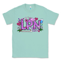 Seafoam Valentine LPN Classic Tee - CowhideDigitalArt