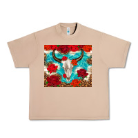 Burro bull skull rose Urban Heavy Tee - TumblerDesignByShophia
