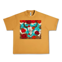 Peanut Butter bull skull rose Urban Heavy Tee - TumblerDesignByShophia