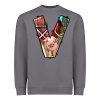 Storm farm life alphabet lowercase letters v Heavyweight Sweatshirt - BundleAndBundleShop