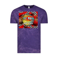 Cloud Purple hot mess daddy of both Vintage Tee - TumblerDesignByShophia
