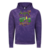 Cloud Purple happy mardi gras yall Vintage Hoodie - CowGirlArtShop