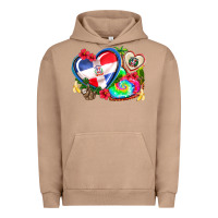 Pigment Burro western leopard  dominican republic  hearts Urban Hoodie - AdoDesignShop