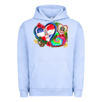 Pigment Grape Ice western leopard  dominican republic  hearts Urban Hoodie - AdoDesignShop