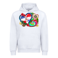 White western leopard  dominican republic  hearts Urban Hoodie - AdoDesignShop