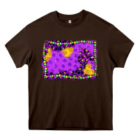 Chocolate Brown mardi gras background Heavy Core Tee - JahusDesignShop