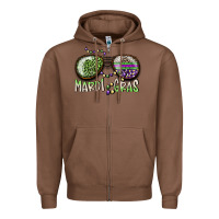 Chestnut mardi gras Zipper Hoodie - SublimationCraftShop