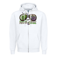 White mardi gras Zipper Hoodie - SublimationCraftShop