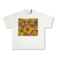 Pistachio mexican sunflowers Urban Heavy Tee - TumblerDesignByShophia