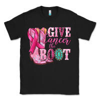 Black give cancer the boot Classic Tee - NancyCooperArtShop