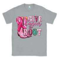 Heather Grey give cancer the boot Classic Tee - NancyCooperArtShop