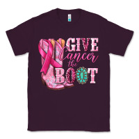 Plum give cancer the boot Classic Tee - NancyCooperArtShop