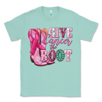 Seafoam give cancer the boot Classic Tee - NancyCooperArtShop