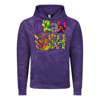 Cloud Purple crawfish mardi gras Vintage Hoodie - CowGirlArtShop