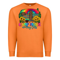 Carrot camp more worry less with caravan Premium Sweatshirt - Artiststas