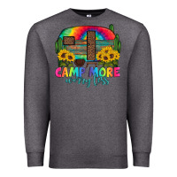 Charcoal Heather camp more worry less with caravan Premium Sweatshirt - Artiststas