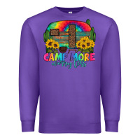 Purple camp more worry less with caravan Premium Sweatshirt - Artiststas